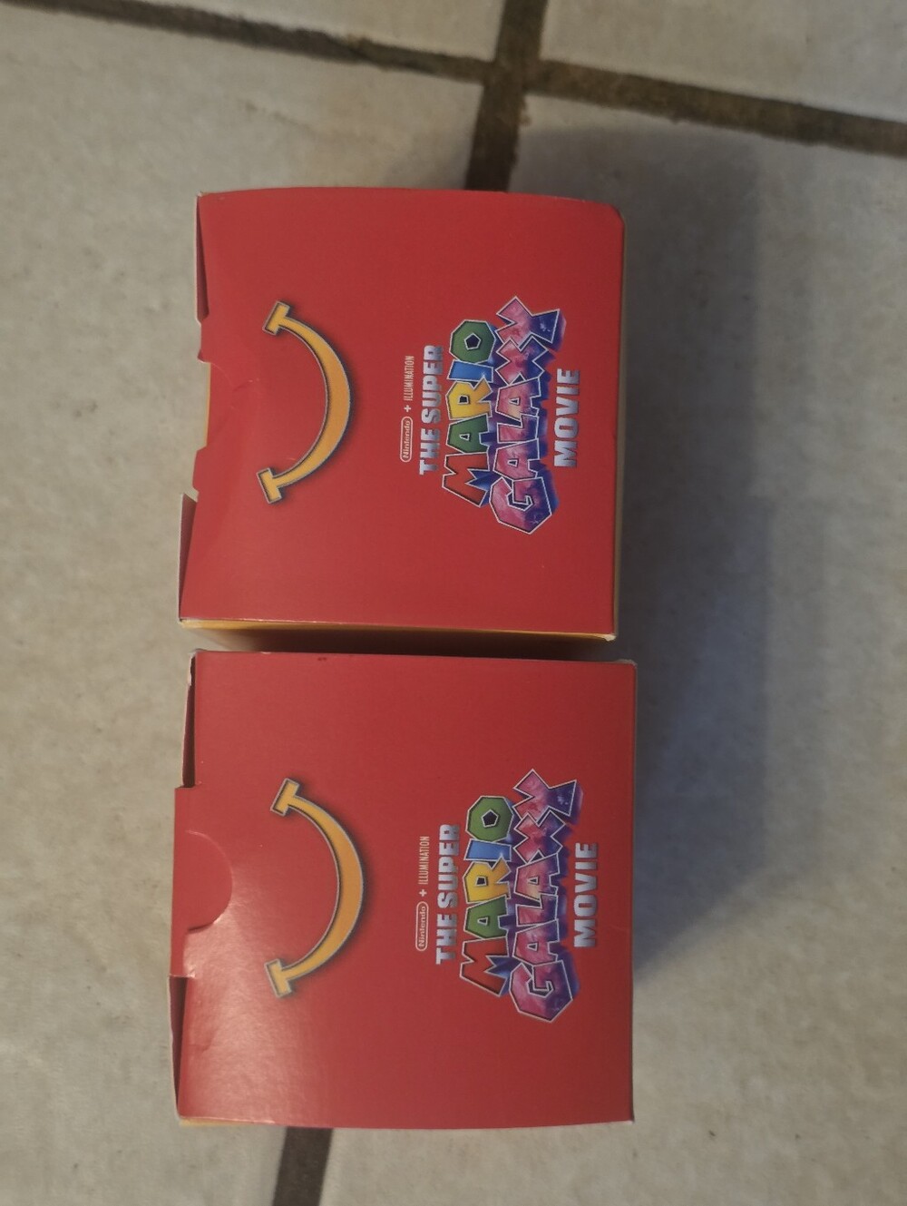 McDonalds 2026 Super Mario Galaxy Happy Meal Toy Mario X2 New